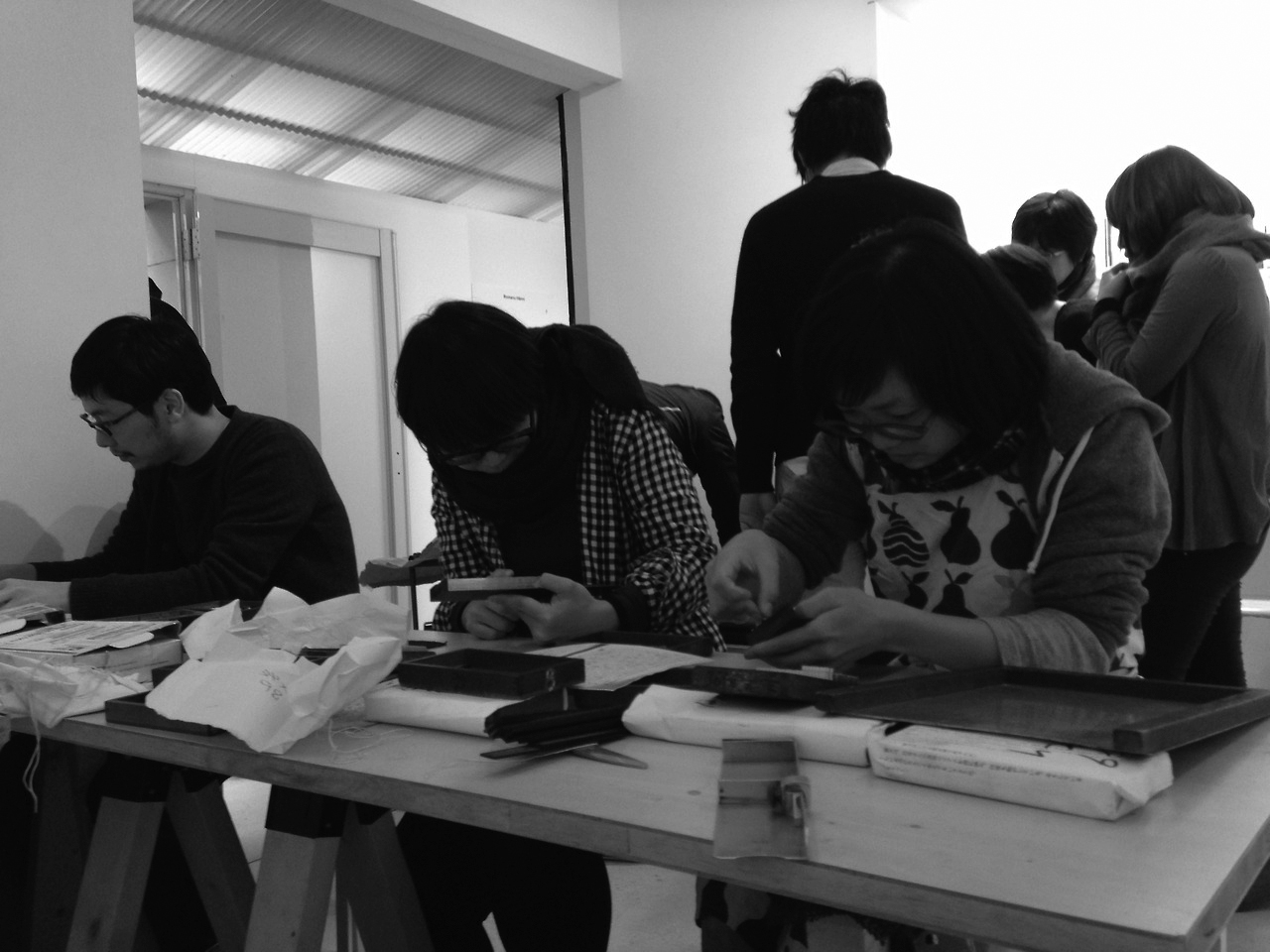 first universal press: letterpress workshop at print gallery tokyo