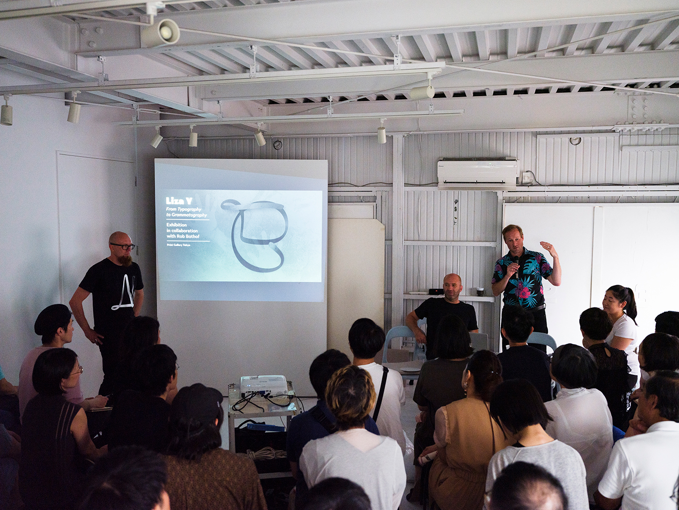 Lecture From Typography to Grammatography, Underware, at print gallery Tokyo