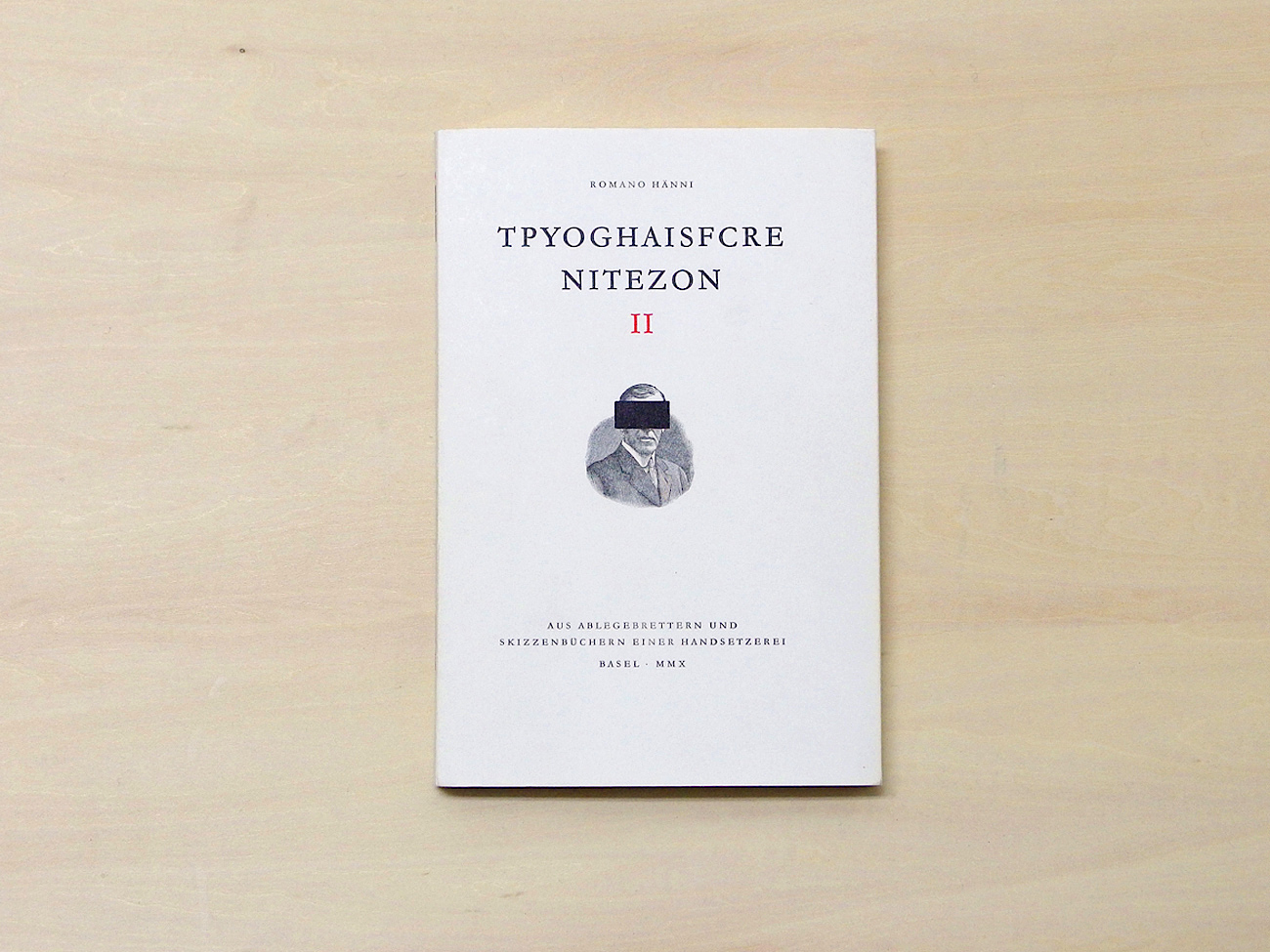 Exhibition Romano Hänni_typographic note II at print gallery tokyo