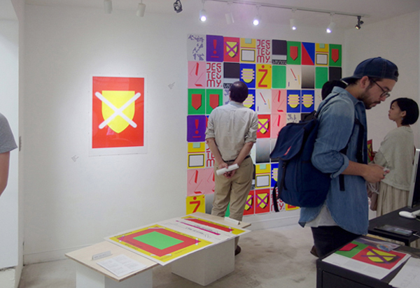 jasio stefanski exhibition: color code at print gallery tokyo