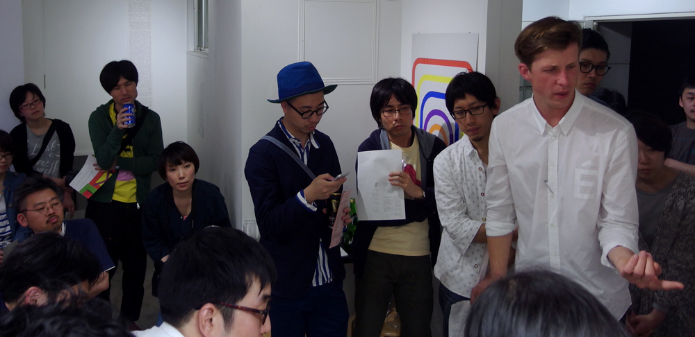 Lecture on Color Code by Jasio Stefanski, print gallery tokyo