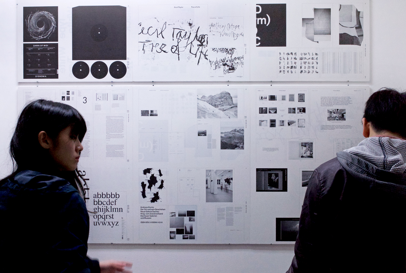 Bernd Kuchenbeiser Exhibition Black White Type Things at print gallery Tokyo